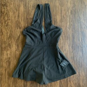 Lulu's Classic Black romper new with tags size large
